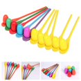 thumbnail image 2 of 10 Sets of Egg Spoon Race Game Wooden Egg Balance Toy Kids Sensory Training Toy, 2 of 4