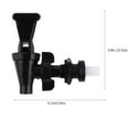 thumbnail image 2 of MERRYHAPY 1Set Black Plastic Spigot for Water Jug Dispenser Valve Use, 2 of 6