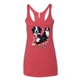 thumbnail image 2 of If It's Not a Bernese It's Just a Gift | Womens Lover Premium Tri-Blend Racerback Tank Top, Vintage Red, Medium, 2 of 3