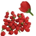 thumbnail image 1 of Miyuadkai Claerance! Bright Red Party Decoration Small Flower Head - Diy Craft & Wedding Accessories, 1 of 7