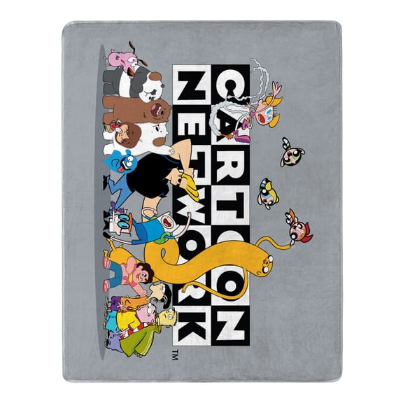 Cartoon Network Silk Touch Throw Blanket 46 x 60 Inches for All Ages