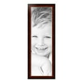 thumbnail image 2 of ArtToFrames 11" x 35" Matte Mahogany with Gold Accent Diploma Picture Frame, 11x35 inch Brown Wood Poster Frame (WOM-5109), 3 Pack, 2 of 6