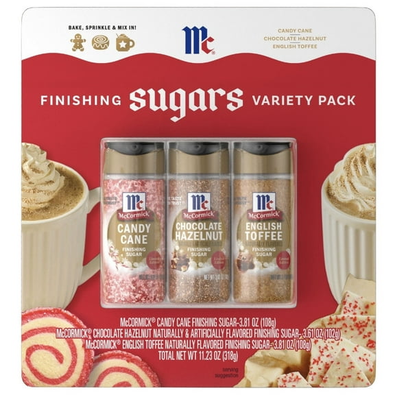 McCormick Holiday Sugar 3 Pack, 11.12 oz