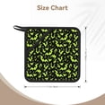 thumbnail image 2 of 1 PCS Pot Holders for Kitchen - Heat Resistant Silicone Pot Holders with Hanging Loop, green bats Halloween black cool Non Slip Oven Hot Pads, Potholders for Decor Baking Cooking Kitchen, 2 of 6