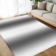 thumbnail image 4 of 6x9 Area Rugs, Gray White Ombre Non-Skid Rubber Backing Large Rectangle Rugs - Living Room Bedroom Home Office, Modern Abstract Art Farmhouse Gradient Indoor Floor Mat Carpets Washable Rug, 4 of 9