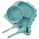 thumbnail image 3 of GOOHOCHY 1 juego de plato de dinosaurio para niños pequeños, plato dividido para niños, tazón para niños, tenedor y cuchara para niños pequeños, 3 of 8