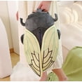thumbnail image 4 of Cute Cicada Plushy Purse Cartoon Kids Backpack Lightweight 3D Design Adjustable Straps Preschool Approved For Travel Nature Summer Adventures, 4 of 8