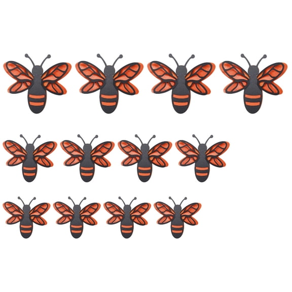 TITINICE 1Set Multi Color 3D Bee Wall Sticker Removable Decorative Wall Decal for Living Room