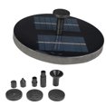 thumbnail image 4 of Solar Powered Water Fountain,Solar Fountain Round 1.6W Floating Solar Landscape Fountain Solar Fountain Pump Expertly Crafted, 4 of 8