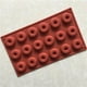 thumbnail image 1 of Mini molde para donas de silicona, bandeja para hornear donas con 18 cavidades, molde para muffins, molde para pasteles, molde para galletas, rojo, 1 of 5
