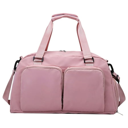 Fnochy Duffle Bag With Shoes Compartment Waterproof Gym Bag Large Capacity Travel Bag Overnight Weekender for Men Women Perfect for Sports and Fitness Activities
