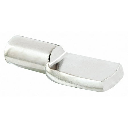 - Primeline Shelf Support Peg, 45/64 in. D, Nickel, PK8 Metal Nickel U 10166