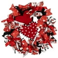 thumbnail image 2 of Northlight Ribbon and Twig Valentine's Day Wreath - 17", 2 of 7