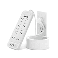 thumbnail image 1 of Multicontacto De 12 Tomas Con 4 Usb, Largo Del Cable De 2m Lab.G Blanco, 1 of 5