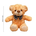 thumbnail image 4 of Sentmoon Women Birthday Gifts Stuffed Animal Huggable Bed Throw Pillows Bow Ties Teddy Bear Doll Originality Furry Toys Cute Rose Furry Bear For Girlfriend Birthday Gift for Room Decoration, 4 of 7