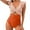 Z36Saffron, variant on Womens One Piece Swimsuit Cutout Ruffle Trim Bathing Suit Flattering Swimwear for Beach Pool Vacation Pink S