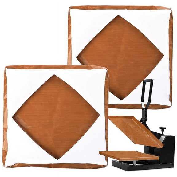 2Pcs Wrap Cover for Heat , Platen 15X15 Inch Reusable