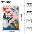 thumbnail image 2 of FORMRS 1-Subject Spiral Notebook 8" x 5" College Ruled 60 Refillable Sheet A5 Hard Cover, Flowers and Leaves, 2 of 7