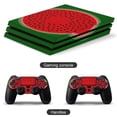thumbnail image 4 of Watermelon Red And Bright PS4/PS4 Pro/PS4 Slim Skin Sticker For Console And Controller Skins, 4 of 6