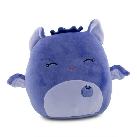 Squishmallows Fruit Hybrid Squad 8 Inch Plush Bessie The Blueberry Bat