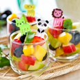 thumbnail image 4 of Food Fruit Fork Picks for Kids 10 Pcs Cute Animals Lunch Box Decor ForksCake Little Forks Dessert Forks Mini Cartoon Toothpick for Cake Dessert Pastry Party Supply, 4 of 6