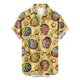 thumbnail image 3 of Camisas de Pascua para hombres, divertidas camisas con estampado de huevos de Pascua, camisas hawaianas de manga corta con botones y bolsillo, ropa para mujer, 3 of 5