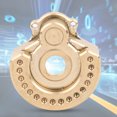 thumbnail image 4 of Rdeghly RC Counterweight,1 Pair Front / Rear Brass Gear Box Cover Counterweight Balancing Weight for 1/10 TRAXXAS TRX4,Brass Counterweight, 4 of 10