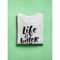 thumbnail image 3 of Life's Better At The Beach! Sweatshirt Women -Image by Shutterstock, Female Small, 3 of 4