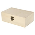 thumbnail image 4 of Bathroom Accessories Jewelry Box Desktop Pine Wood Storage Hand Decoration Wooden Box Box M, 4 of 9