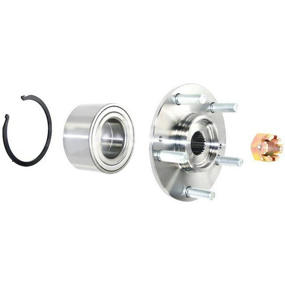 Front Wheel Hub Bearing Repair Kit - Compatible with 2012 - 2015 Hyundai Elantra 1.8L 4-Cylinder (Fits From 2/20/2012) 2013 2014