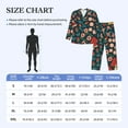 thumbnail image 6 of Kll Berries And Flowers Sleepwear Mens Flannel Pajamas,Long Cotton Pj Set, 6 of 9