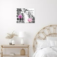 thumbnail image 5 of Zen Garden Canvas Wall Art Gray Spa Stones Bamboo Tree on the Water Relaxation Theraphy Wall Art Pink Flower Inspirational Quotes Butterfly Wall Art Home Decor Framed Ready to Hang,20 X 16 Inches, 5 of 5