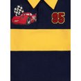 thumbnail image 5 of Disney Pixar's Cars Toddler Boy Long Sleeve Rugby Polo Shirt, Sizes 2T-5T, 5 of 5