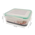 thumbnail image 3 of Contenedor Mainstays de Plástico Cuadrado Transparente 700 ml, 3 of 4