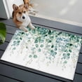 thumbnail image 4 of 2x3 Washable Area Rugs,Green Eucalyptus Leaves Watercolor Non-Slip Soft Rug Indoor Carpet,Floor Rugs for Living Room Bedroom, 4 of 9