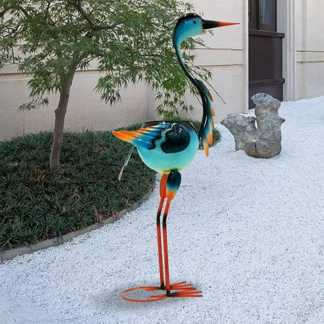 Arte del hierro CUTICAT Decoración de jardín esculturas de animales estatuas al aire libre
