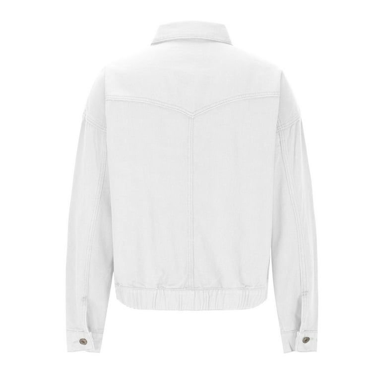YUGYXL Women's Utility Cropped Button Front Field Jacket with