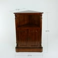 thumbnail image 7 of Ayla Corner Cabinet 24Wx35"H in brown wood, 7 of 7