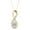 Yellow, variant on 3/8 Carat Natural Diamond Heart Shape Pendant Necklace In 14K Yellow Gold With 17" Chain