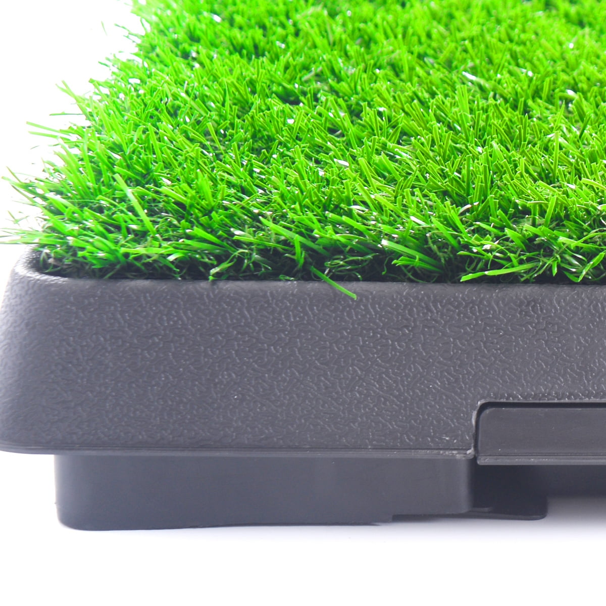 Imerelez Indoor Dog Potty Grass with Tray Large, Reusable Dog Pee Grass Pad with Tray, Artificial Grass Turf for Dog Puppy Potty Training, Outdoor Portable Dog Toilet Pet Loo