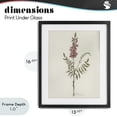 thumbnail image 4 of Stupell Industries Transitional Nature's Delicate Herb Sprig Black Framed Print Under Glass, 13 x 16, by Cady Driver, 4 of 8