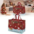 thumbnail image 2 of Gnwei Christmas Gift Bags - Non-Woven Reusable Holiday Gift Bags with Handles, Jumbo Xmas Tote Bags for Christmas Party, Gift Wrapping, New Year Favors & Decorations, 2 of 9