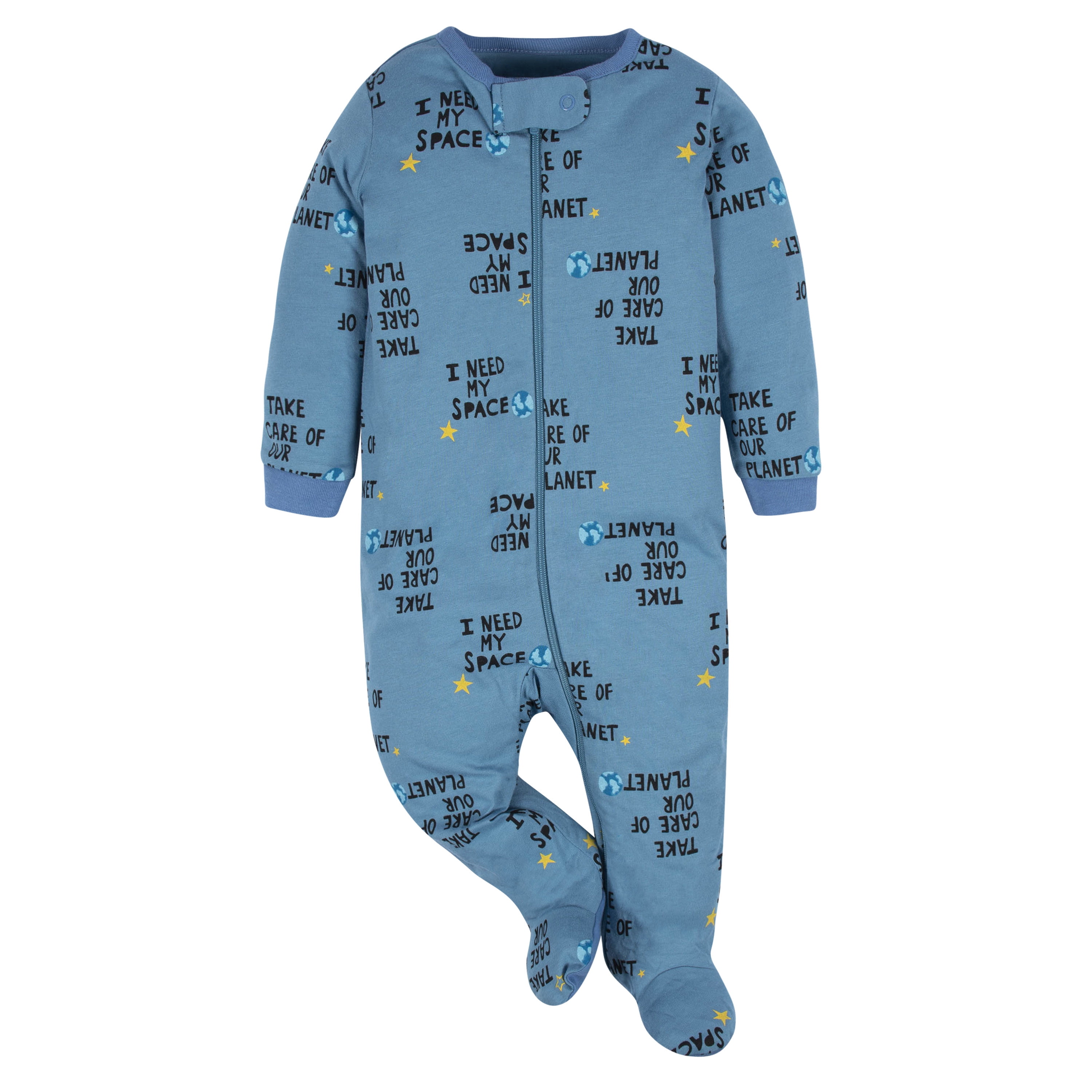 Gerber Baby Boy Sleep 'N Play Footed Pajamas, 4-Pack, Sizes Preemie - 6-9 Months