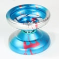 thumbnail image 2 of YoYoFactory Shutter Yo-Yo (Blue Silver with Red Splash), 2 of 3