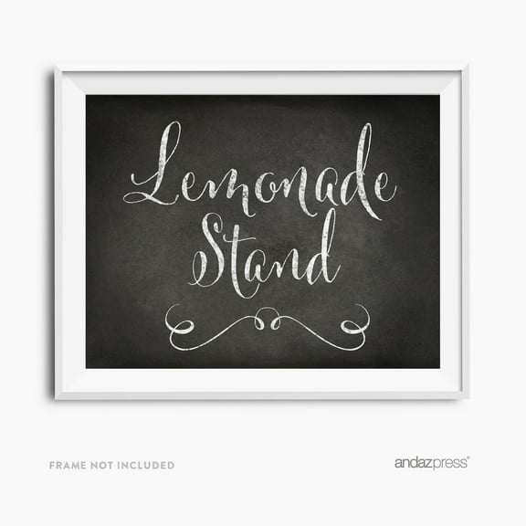 Lemonade Vintage Chalkboard Wedding Party Signs