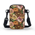 thumbnail image 2 of HELLHERO 4.33"x1.97"x7.09" Adjustable Crossbody Bag, Women with Vintage, Multi-Floral on Dark Background, 2 of 7