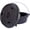 Black 0, variant on Pre-Seasoned Cast Iron Dutch Oven for Camping with Skillet Lid, 4.5 Quart Outdoor Deep Pot for Fireplace Cooking BBQ Baking Campfire, Iron Leg Base, Black
