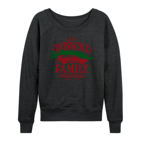 National Lampoon's Christmas Vacation - The Griswold Family - Women's Lightweight French Terry Long Sleeve Shirt