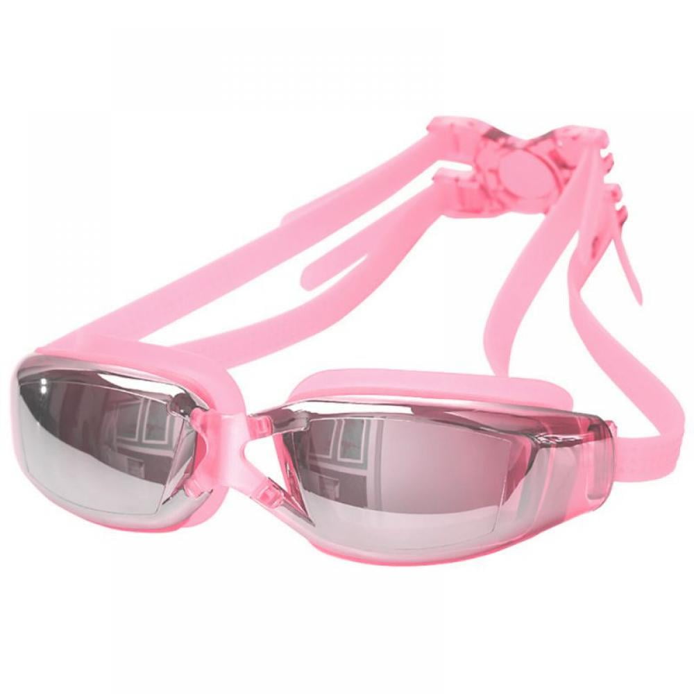 Details about   Swimming Goggles Non-Fogging Adjustable UV Protected Clear Mirrored Adult 1Pc 