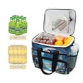 thumbnail image 2 of FORMRS Insulated Cooler Bag 24 Cans Capacity Soft Leakproof Lunch Box with Side Pockets, Floral Moon, 2 of 7